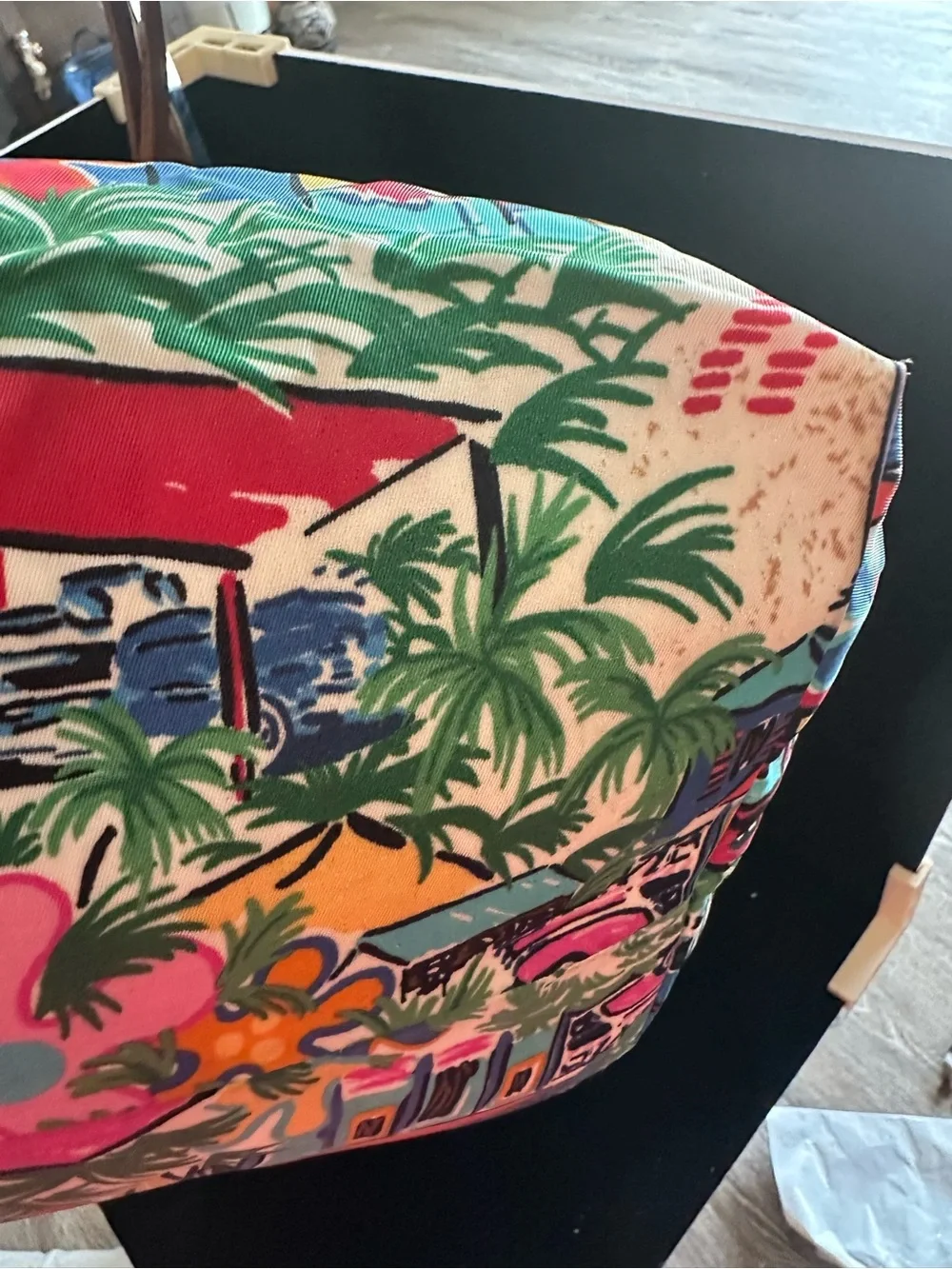 Dooney & Bourke #159 SandbarRARE Tropical Print XL Satchel